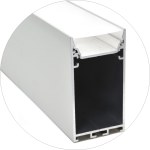 لوستر خطی اداری سایز 1 متری لبه 10 سانت دهنه6 سانت کد L00411 - خرید بهترین کیفیت و قیمت در فروشگاه فروشگاه روشنایی دلوری