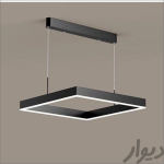 لوستر سقفی اداری مربع نوک تیز کد00253 - خرید بهترین کیفیت و قیمت در فروشگاه فروشگاه روشنایی دلوری