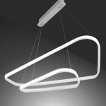 لوستر سقفی مدرن مثلث دفرمه دو طبقه کد00520 - خرید بهترین کیفیت و قیمت در فروشگاه فروشگاه روشنایی دلوری