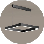 لوستر سقفی اداری مربع نوک تیز کد00253 - خرید بهترین کیفیت و قیمت در فروشگاه فروشگاه روشنایی دلوری