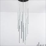 لوستر سقفی بلند طرح میله ای کد00183 - خرید بهترین کیفیت و قیمت در فروشگاه فروشگاه روشنایی دلوری