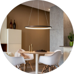 لوستر مدرن سقفی حلقه ای تک حلقه سایز 50 سانتی کد0028 - خرید بهترین کیفیت و قیمت در فروشگاه فروشگاه روشنایی دلوری