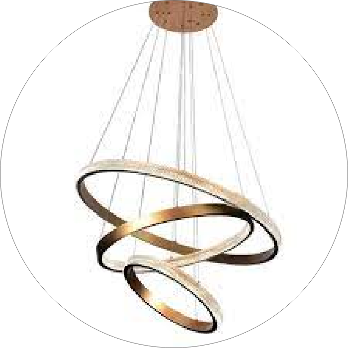 لوستر مدرن حلقه ای لاکچری دهنه کریستالی3طبقه کد0090 - خرید بهترین کیفیت و قیمت در فروشگاه فروشگاه روشنایی دلوری