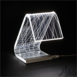 آباژور رومیزی طرح پلکسی گلاس کد00244 - خرید بهترین کیفیت و قیمت در فروشگاه فروشگاه روشنایی دلوری