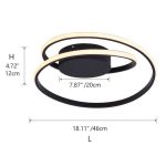 لوستر سقفی مدرن طرح گرد – کد ۰۰۵۳۳ - خرید بهترین کیفیت و قیمت در فروشگاه فروشگاه روشنایی دلوری
