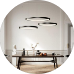 لوستر مدرن سقفی حلقه ای افقی کد00215 - خرید بهترین کیفیت و قیمت در فروشگاه فروشگاه روشنایی دلوری