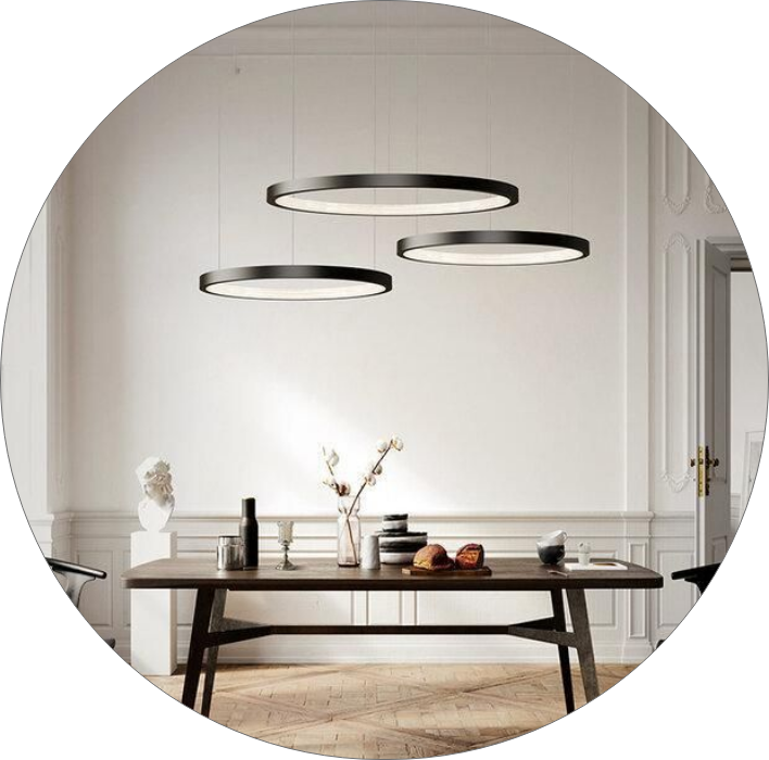 لوستر مدرن سقفی حلقه ای افقی کد00215 - خرید بهترین کیفیت و قیمت در فروشگاه فروشگاه روشنایی دلوری