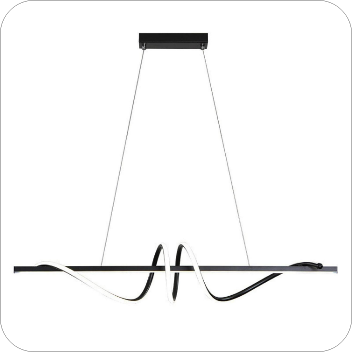 لوستر مدرن سقفی طرح خطی کد 0016 - خرید بهترین کیفیت و قیمت در فروشگاه فروشگاه روشنایی دلوری