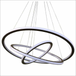 لوستر مدرن سقفی حلقه ای سه طبقه دو طرف نور سبک کهکشانی کد0054 - خرید بهترین کیفیت و قیمت در فروشگاه فروشگاه روشنایی دلوری