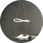 لوستر مدرن سقفی طرح فلکسی 360 تک حلقه ای قطر 40 سانتی کد0043 - خرید بهترین کیفیت و قیمت در فروشگاه فروشگاه روشنایی دلوری