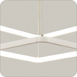 لوستر مدرن سقفی مربع ایی سه طبقه ایی0057 - خرید بهترین کیفیت و قیمت در فروشگاه فروشگاه روشنایی دلوری