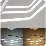 لوستر مدرن سقفی مربع ایی سه طبقه ایی0057 - خرید بهترین کیفیت و قیمت در فروشگاه فروشگاه روشنایی دلوری