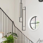 لوستر سقفی مدرن مستطیل عمودی کد00168 - خرید بهترین کیفیت و قیمت در فروشگاه فروشگاه روشنایی دلوری