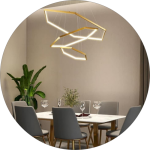 لوستر مدرن سقفی ۶ ضلعی نوک تیز کد 0012 - خرید بهترین کیفیت و قیمت در فروشگاه فروشگاه روشنایی دلوری