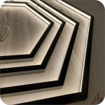 لوستر مدرن سقفی ۶ ضلعی نوک تیز کد 0012 - خرید بهترین کیفیت و قیمت در فروشگاه فروشگاه روشنایی دلوری