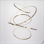 لوستر مدرن سقفی طرح کهکشانی 8طبقه کد00211 - خرید بهترین کیفیت و قیمت در فروشگاه فروشگاه روشنایی دلوری