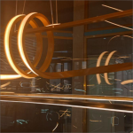 لوستر سقفی مدرن شکلاتی کد00172 - خرید بهترین کیفیت و قیمت در فروشگاه فروشگاه روشنایی دلوری