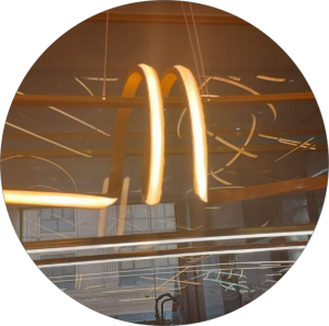 لوستر سقفی مدرن شکلاتی کد00172 - خرید بهترین کیفیت و قیمت در فروشگاه فروشگاه روشنایی دلوری