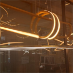 لوستر سقفی مدرن شکلاتی کد00172 - خرید بهترین کیفیت و قیمت در فروشگاه فروشگاه روشنایی دلوری