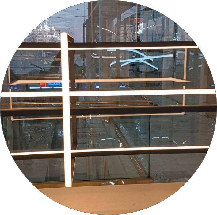 لوستر مدرن سقفی مستطیل سه طبقه بزرگ کد00150 - خرید بهترین کیفیت و قیمت در فروشگاه فروشگاه روشنایی دلوری