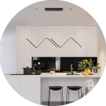 لوستر سقفی مدرن خطی شکسته کد00169 - خرید بهترین کیفیت و قیمت در فروشگاه فروشگاه روشنایی دلوری