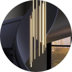 لوستر مدرن سقفی بلند میله ای مدرن کد 0011 - خرید بهترین کیفیت و قیمت در فروشگاه فروشگاه روشنایی دلوری