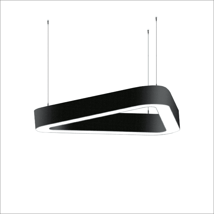 لوستر سقفی مثلث لبه بلند کد00279 - خرید بهترین کیفیت و قیمت در فروشگاه فروشگاه روشنایی دلوری