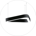 لوستر سقفی مثلث لبه بلند کد00279 - خرید بهترین کیفیت و قیمت در فروشگاه فروشگاه روشنایی دلوری