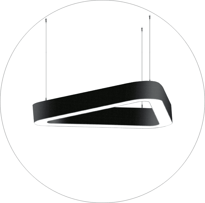 لوستر سقفی مثلث لبه بلند کد00279 - خرید بهترین کیفیت و قیمت در فروشگاه فروشگاه روشنایی دلوری