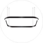 لوستر سقفی مربع سایز 100 سانت با پروفیل های 6*3 کد T0003 - خرید بهترین کیفیت و قیمت در فروشگاه فروشگاه روشنایی دلوری