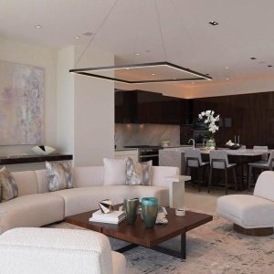 لوستر سقفی مدرن اداری سایز60x 60 کد 00876 - خرید بهترین کیفیت و قیمت در فروشگاه گروه روشنایی دلوری || انواع لوستر سقفی و دیواری مدرن